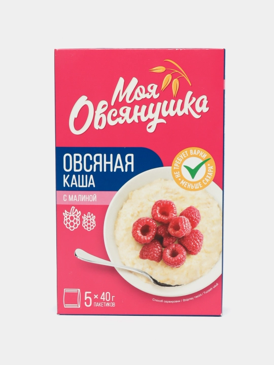 Suli bo'tqasi Увелка, malina bilan, 5 * 40 g