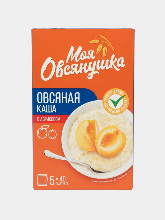 Suli bo'tqasi Увелка, o'rik bilan, 5 * 40 g