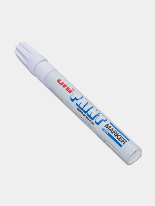 Marker Uniball Paint Marker Marking Pen White PX-20, oq rangli, 2.2-2.8 mm