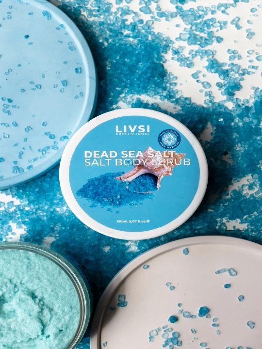 Скраб для тела Солевой Dead sea salt, Livsi - 