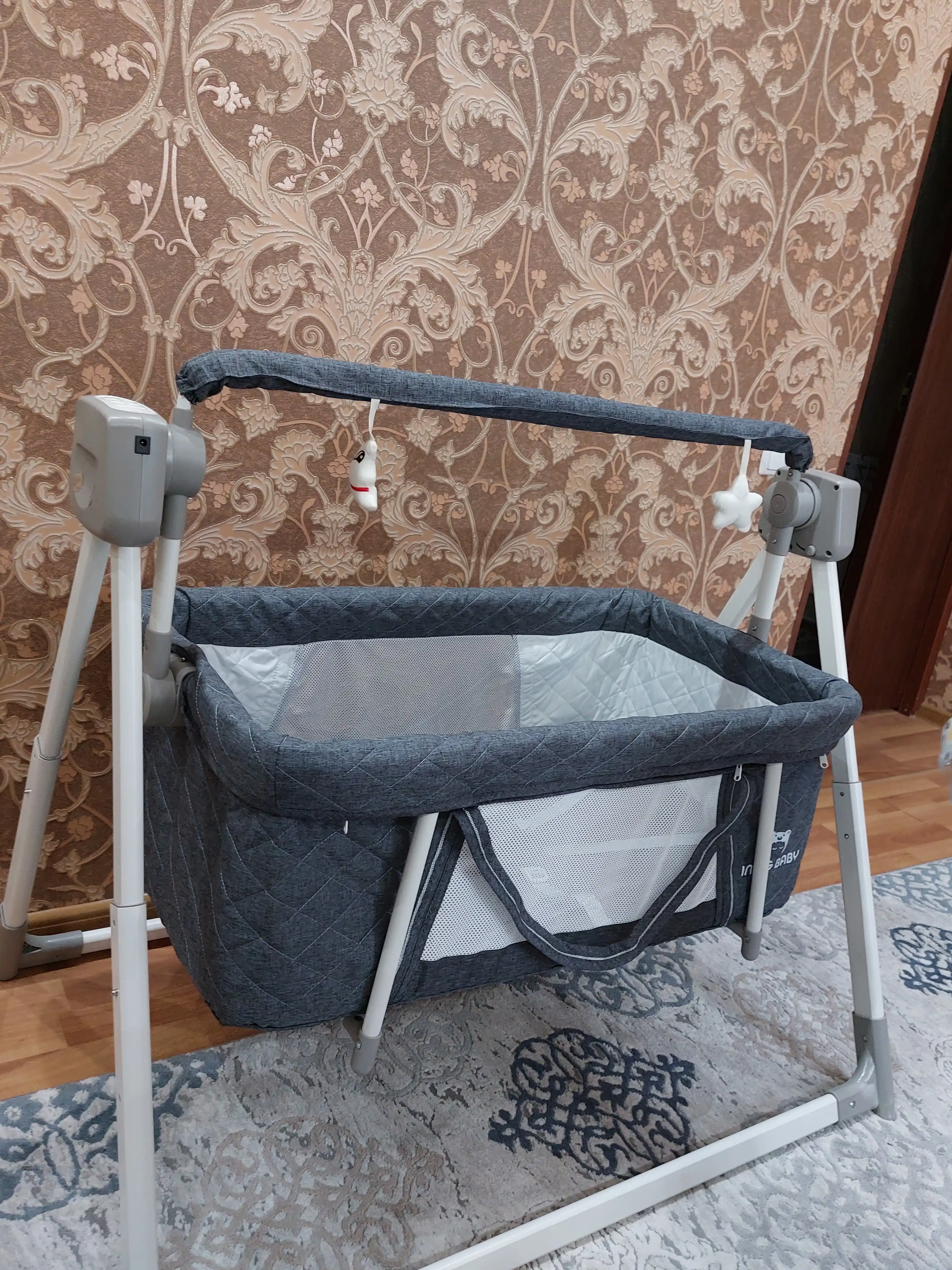 Детские качели, манеж, электронные