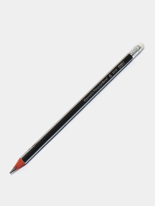 Карандаш с ластиком 2B 58103 Deli, 3 шт