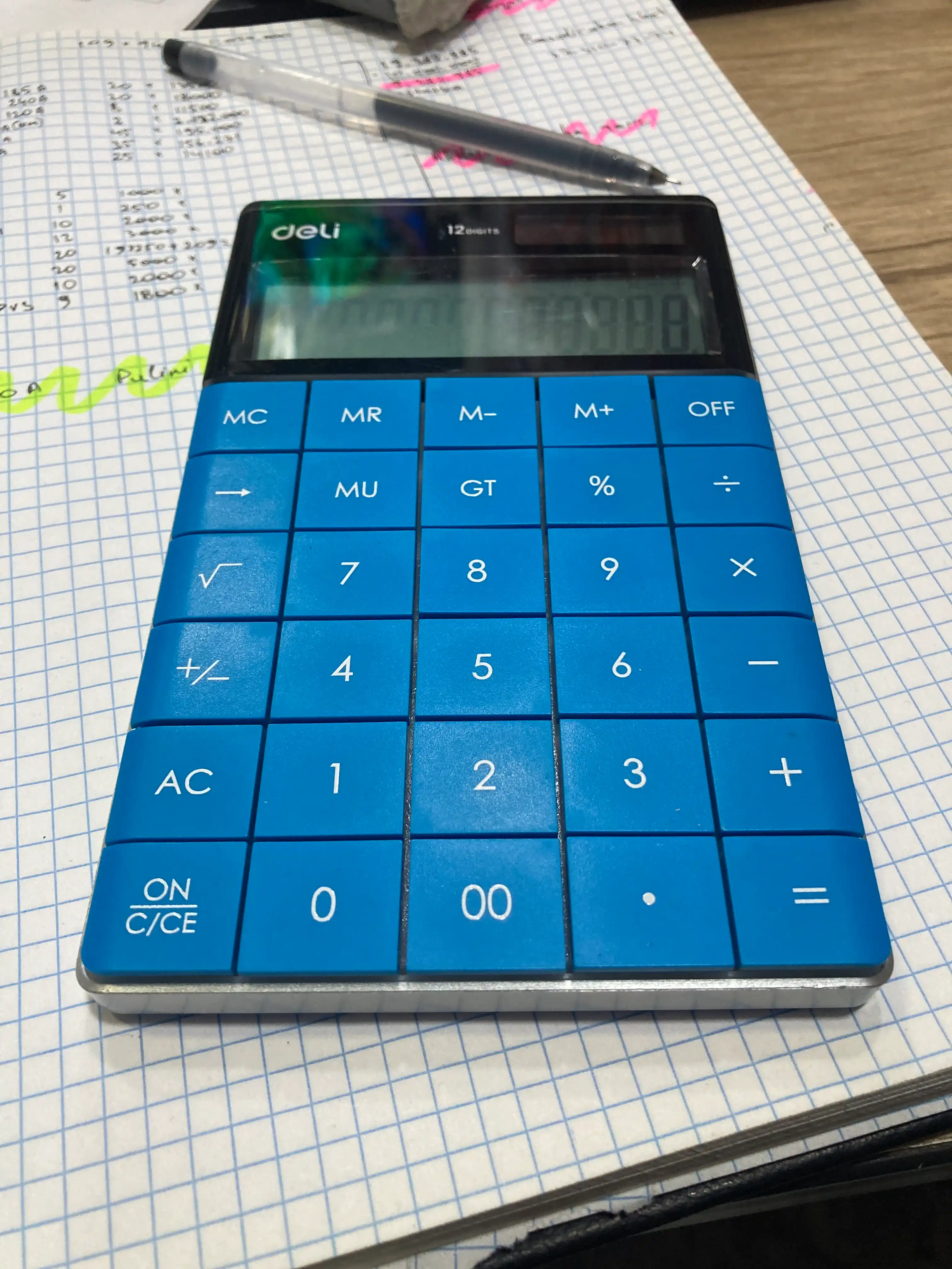 Калькулятор "Deli" E1589, 12 цифр, 164.6*129.9*14.6 мм q0000011280