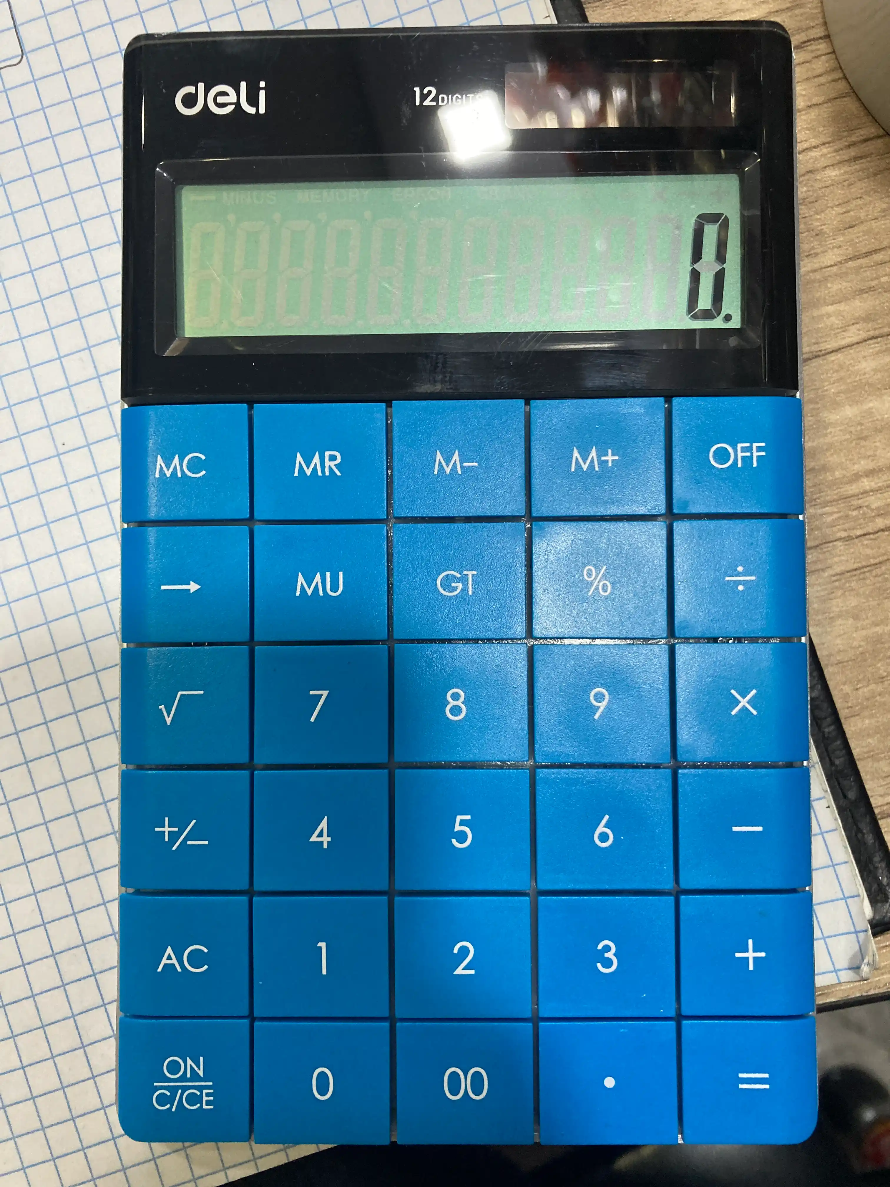 Калькулятор "Deli" E1589, 12 цифр, 164.6*129.9*14.6 мм q0000011280