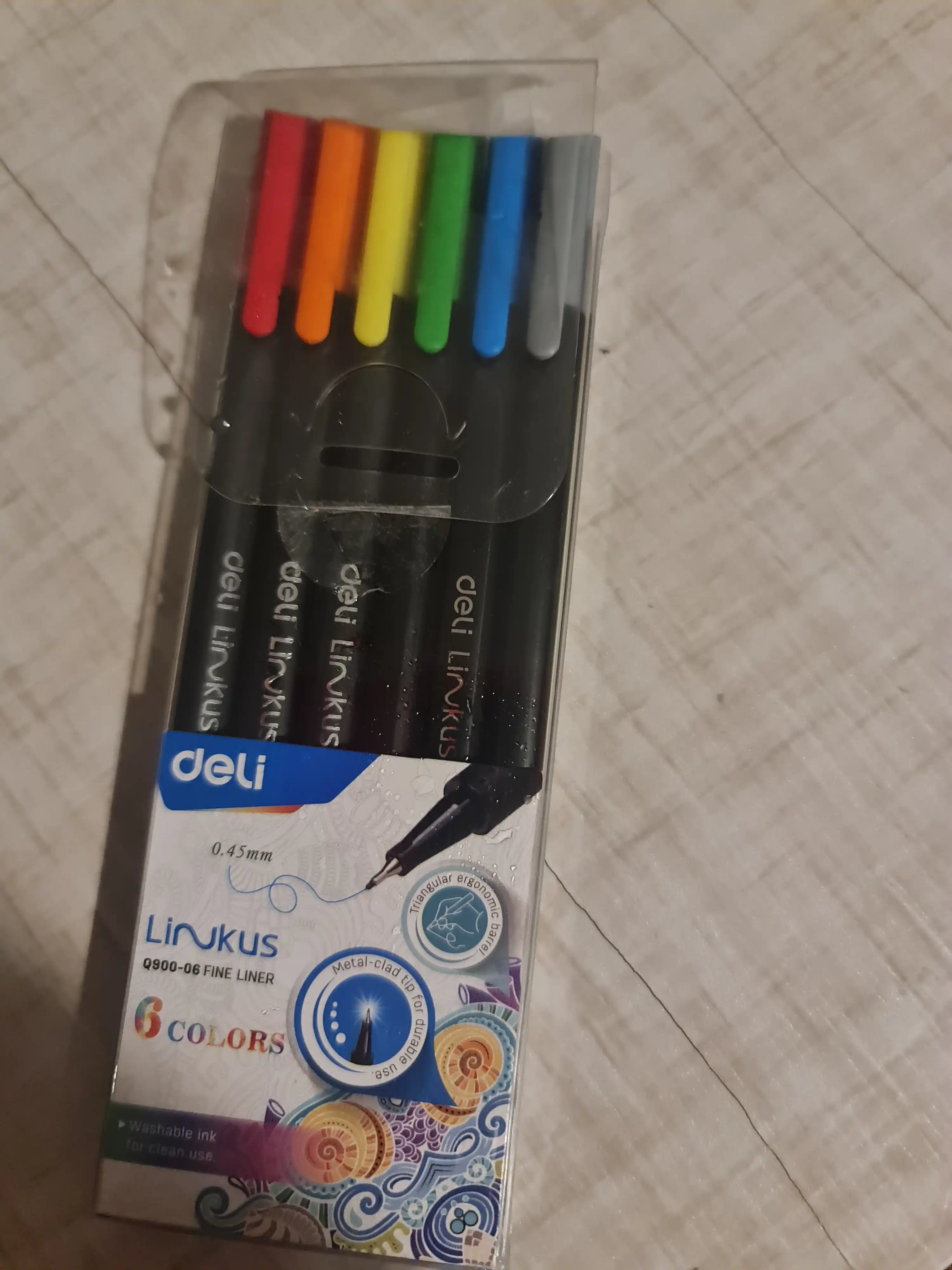 Ручка Fineliner Deli EQ900-06