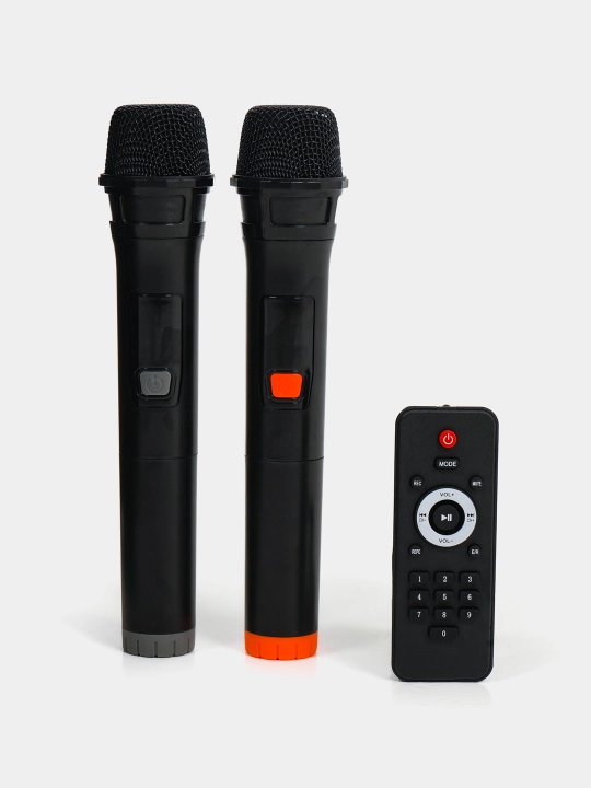 Portativ simsiz kolonka NDR 1100 va JQS 9033, RGB yoritgichli, karaoke, Bluetooth