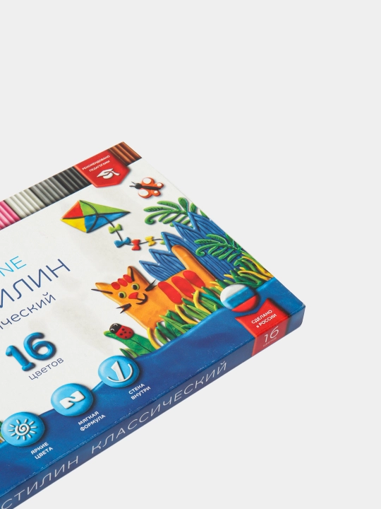 PL16-06K "KLASSICHESKIY" 16 rangli plastilin seriyasi