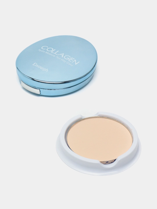 Пудра для лица с коллагеном Enough Collagen Hydro Moisture Two Way Cake, 13 тон
