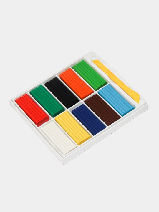Plastilin Globus Klassik PL10-06К, 10 ta rang, 200 g