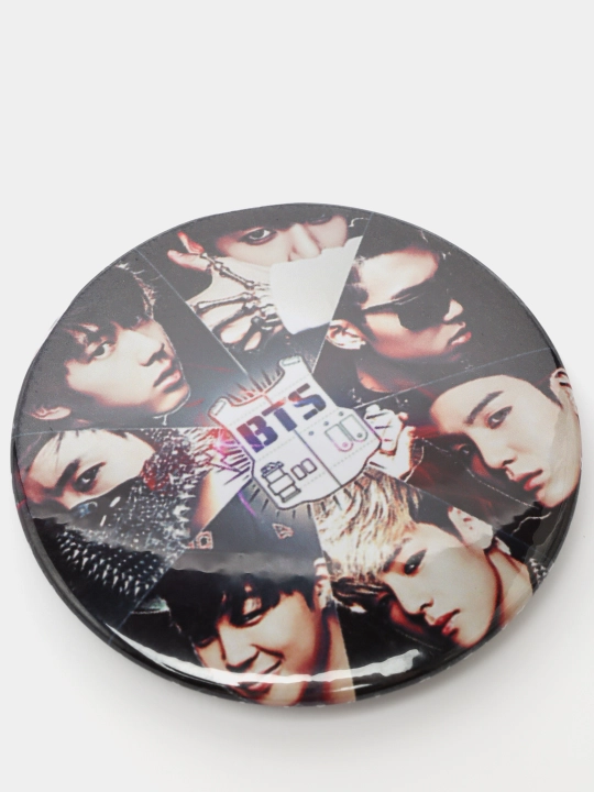 BTS значки Jin, J-Hope, RM, Suga, Jimin, V, Jungkook