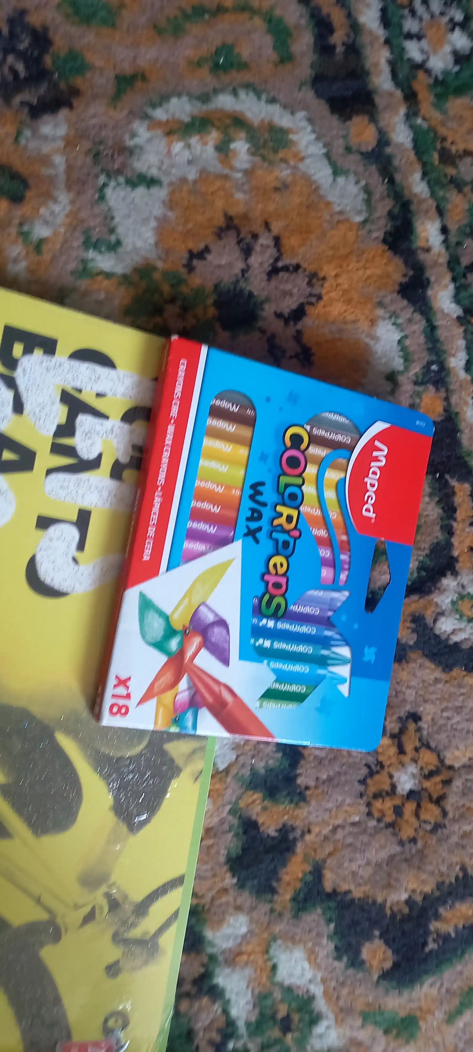 Yog 'pastel qalamlari Maped 18 rang, Color'Peps Wax
