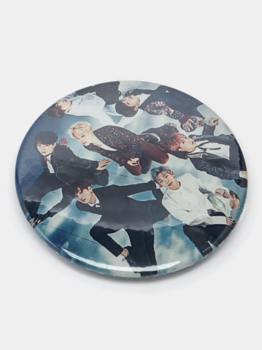 BTS znachoklari Jin, J-Hope, RM, Suga, Jimin, V, Jungkook