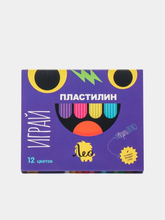 Plastilin klassik Leo Play LPMC-0112, 240 g, 12 rang - 