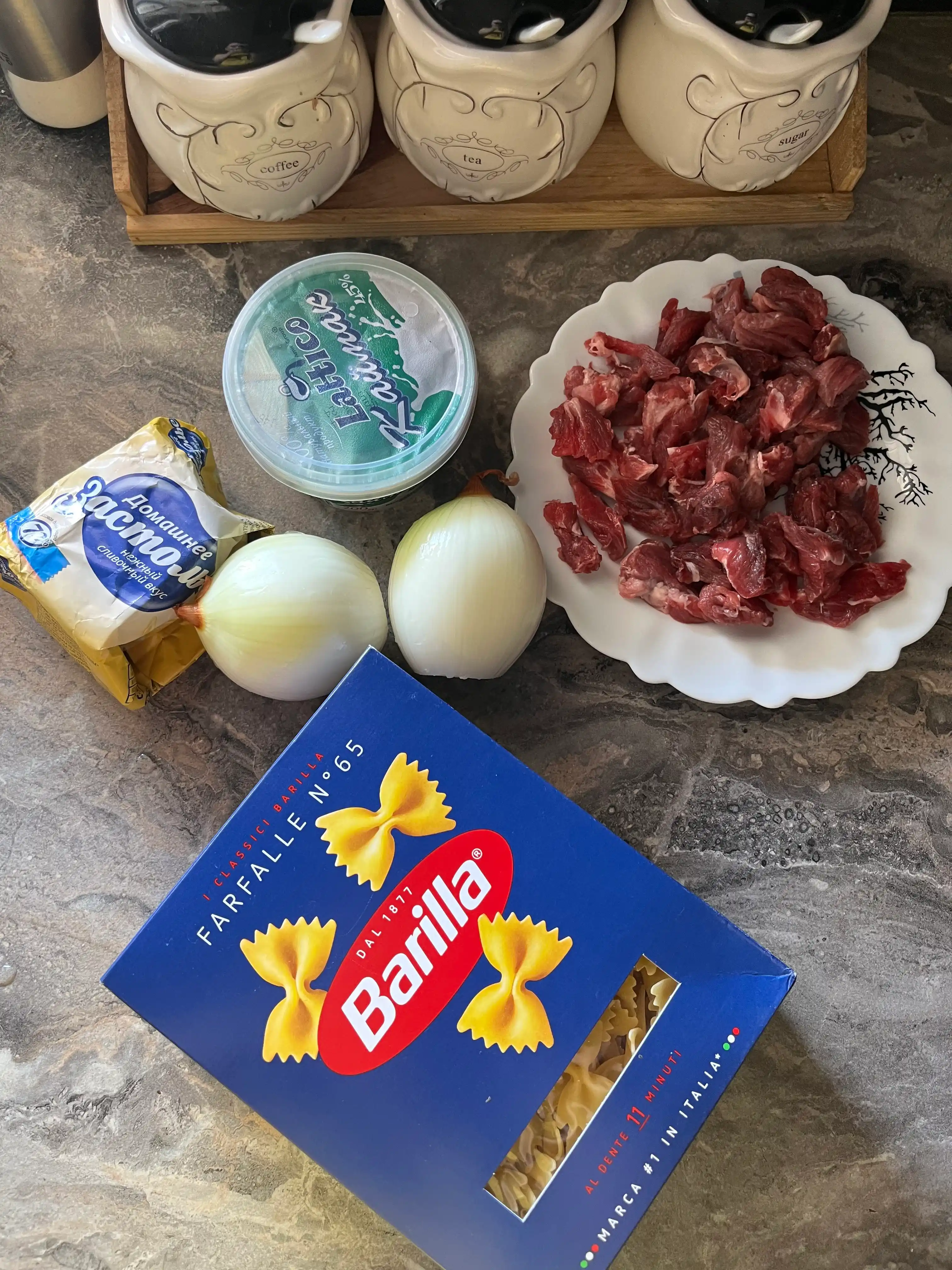 Makaron Barilla Farfalle n.65 qattiq bug'doy, 400 g