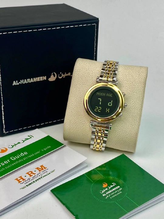 Al-Harameen 6314 SGB Водостойкие часы с напоминанием о времени намаза для женщин 