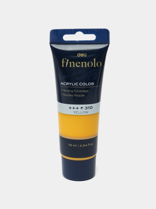 Tubali akril bo‘yoq, Deli, Finenolo EC75-CB, 75 ml