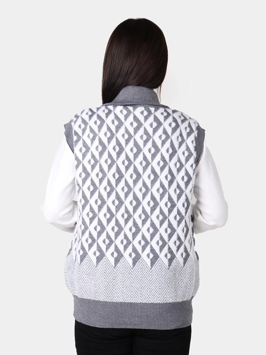 Ayollar uchun angora jileti, universal L-XL o‘lcham, issiq jilet
