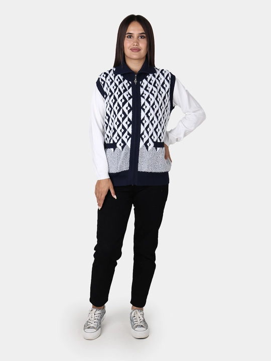 Ayollar uchun angora jileti, universal L-XL o‘lcham, issiq jilet