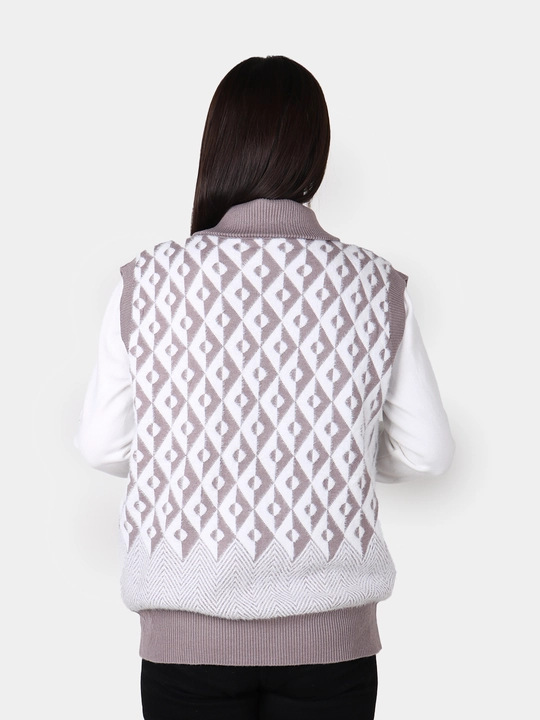 Ayollar uchun angora jileti, universal L-XL o‘lcham, issiq jilet