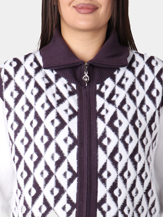 Ayollar uchun angora jileti, universal L-XL o‘lcham, issiq jilet