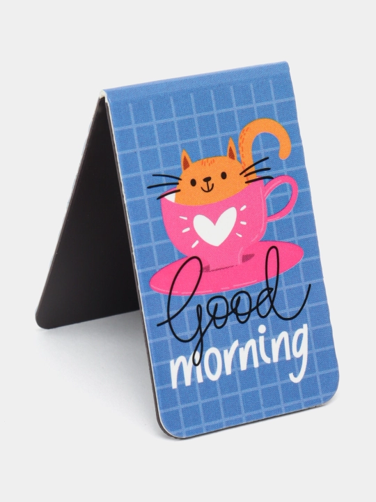 Закладки магнитные для книг, 3 шт, MESHU "Cat lover"