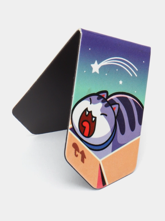 Kitoblar uchun magnit zakladkalar, 3 dona, MESHU "Catbox"