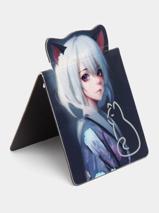 Kitoblar uchun magnit xatcho'plar, 4 dona, MESHU "Neko"
