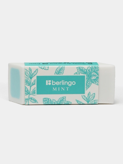Ластик Berlingo "Aroma", прямоугольный, скошенный, 58 * 22 * 20 мм — DELISTO-P1124E6-СИНИЙ