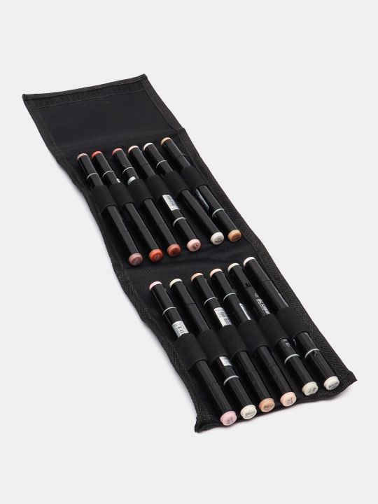 Набор маркеров Sketchmarker Brush Skin Set, 12 шт, оттенки кожи