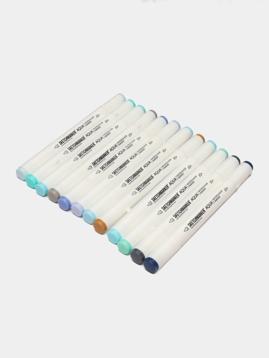 Набор акварельных маркеров SKETCHMARKER Aqua Seal Set, 12 цветов