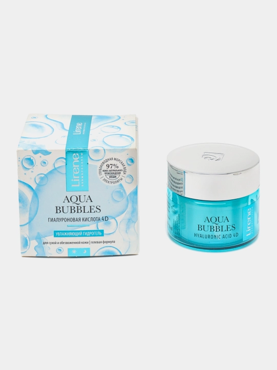 Крем для лица Lirene, aqua bubbles, увлажняющий,  50 мл - 