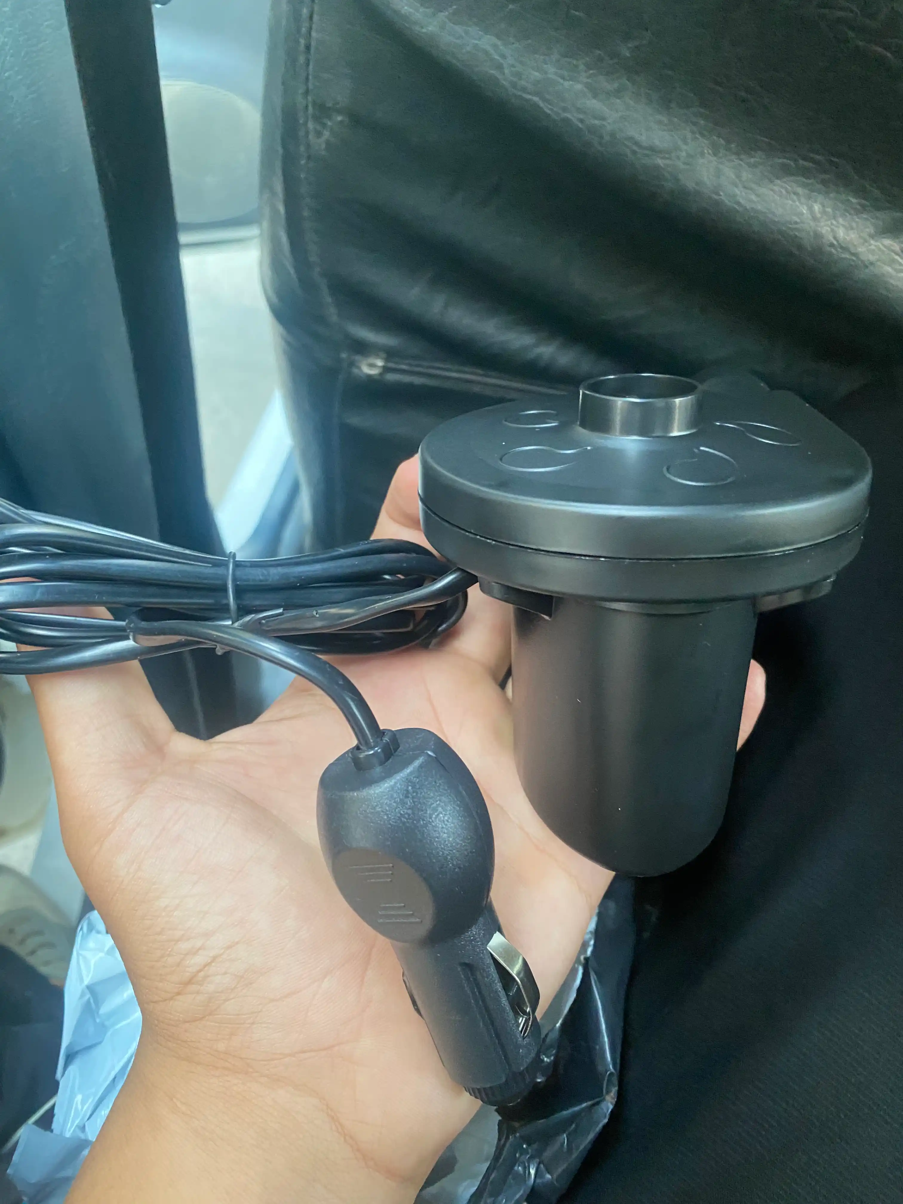 Havo matraslari va suzish basseynlari uchun elektr nasos, 3 dona nasadkasi bilan