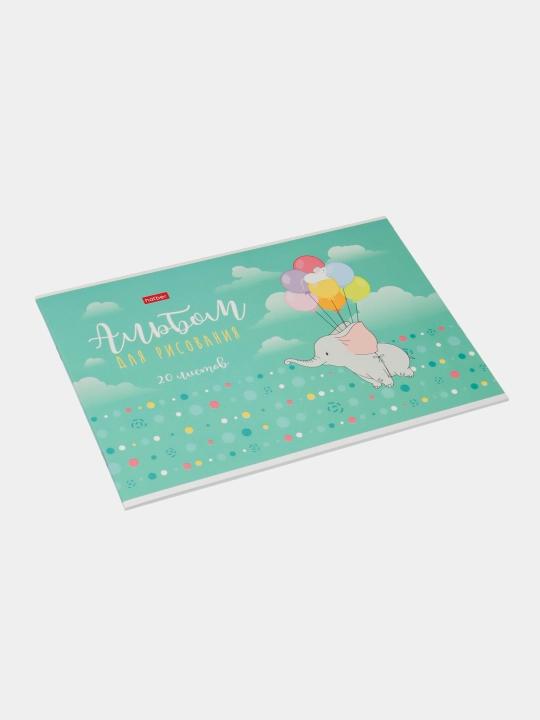 Альбом для рисования, 20 л, А4, на скобе,  Воздушное путешествие, 20А4лтВ q0000050219