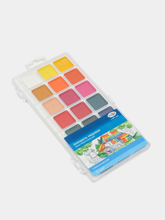 Akvarel Gamma "Klassik", asalli, cho'tkasiz, yevropodves, 21 rang