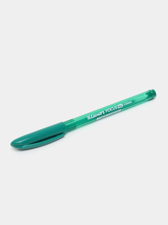 Ручка шариковая Focus Icy Luxor, зел, 1766, по 5шт - 