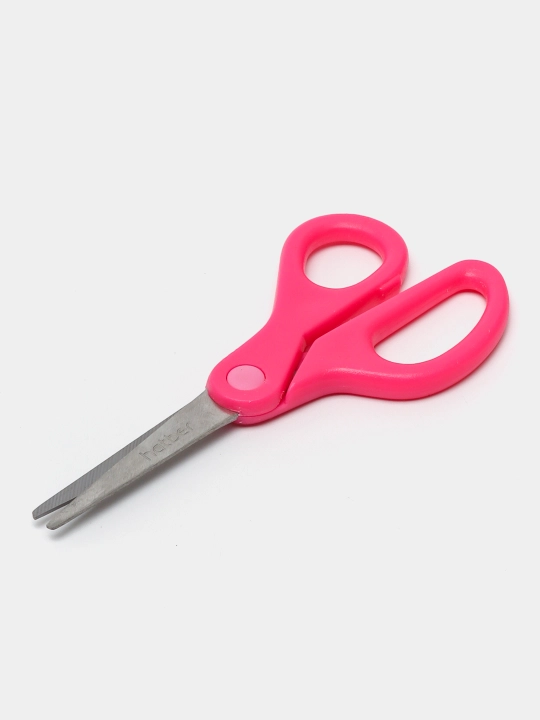 Hatber chiziqli qaychi, bolalar uchun, 13,5 sm, individual qadoqdagi multi, yevrotasmali