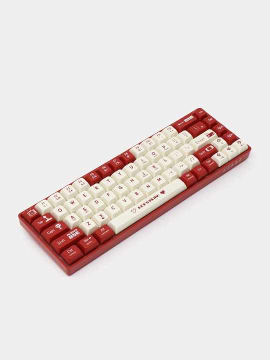 Mexanik Klaviatura AJAZZ AK680, Simli USB Type-C, Mini 68 Tugmali, Hot-Swap, RGB, Oyin