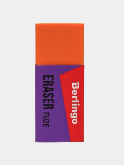 Ластик Berlingo "Fuze", цвета ассорти, 50*20*11мм — DELISTO-P112519-ОРАНЖ