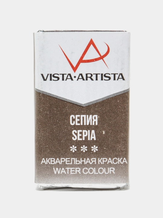 Akvarel bo'yoq Vista-Artista Studio ijodkorlik uchun, VAW, 714 sepia, 2.5 ml