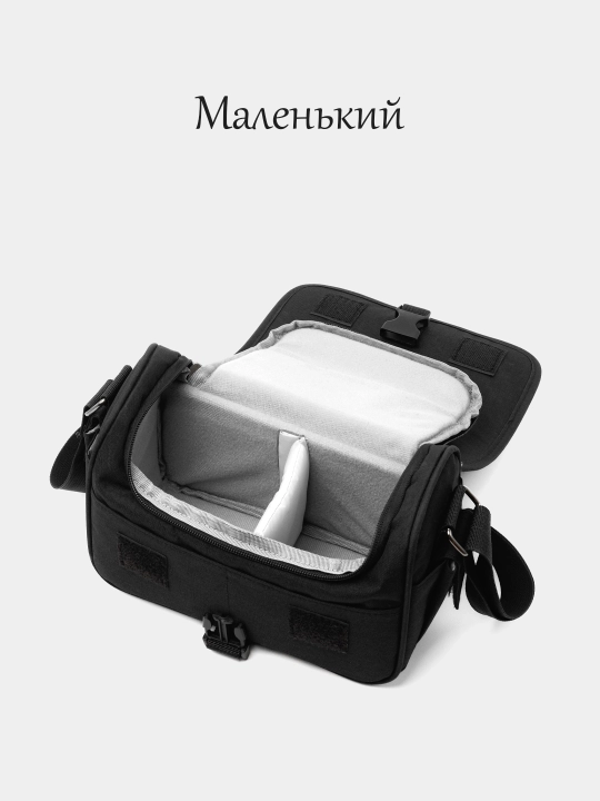 Сумка для камеры с многофункциональными карманами, компактная, для мужчин и женщин