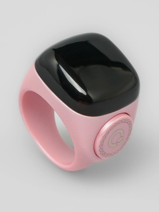 Elektron tasbeh Zikr Ring Lite, zikr va istig'for uchun, vibratsiya, suvga chidamli ekran