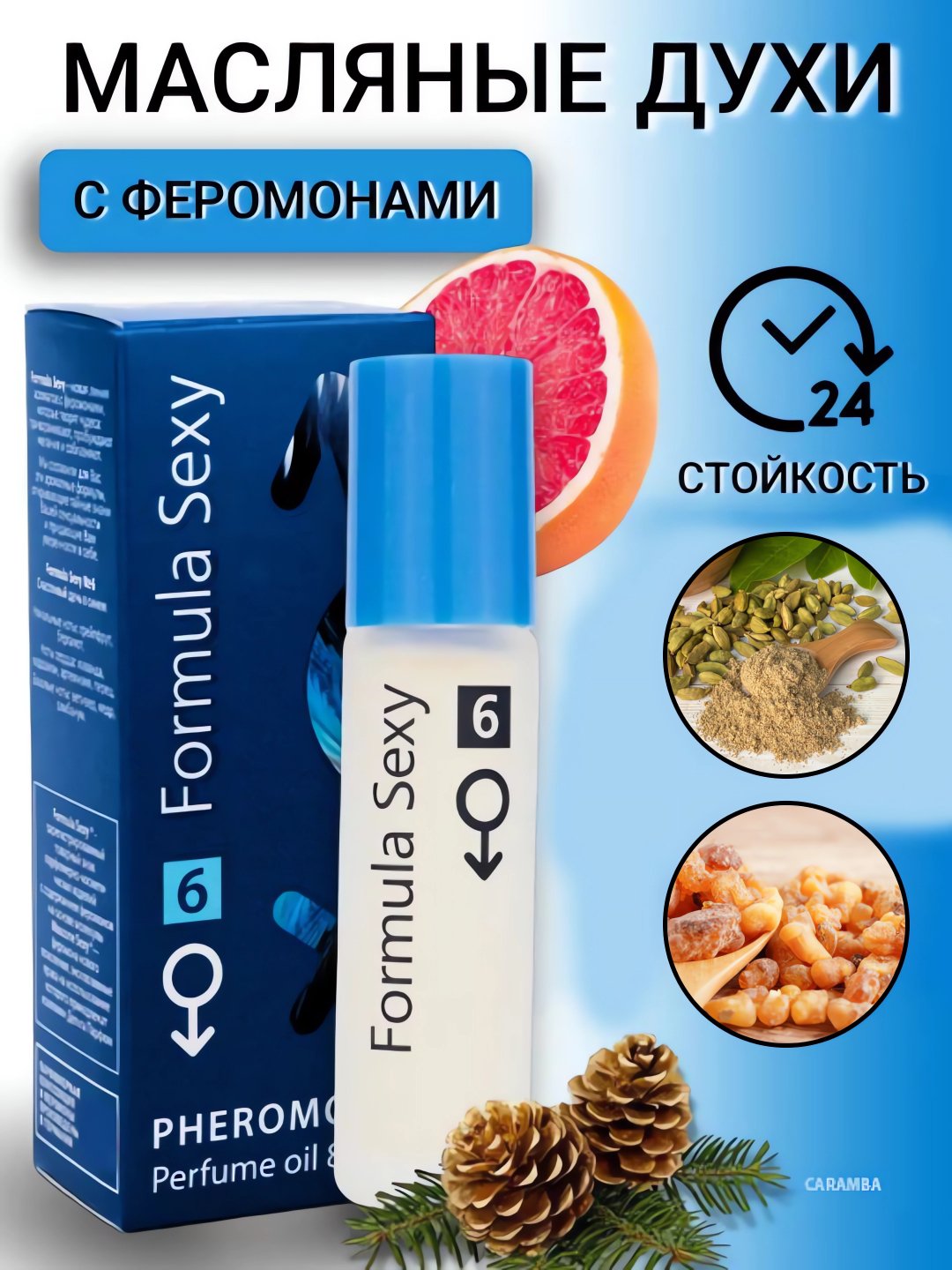 Туалетная вода для женщин и мужчин "Formula Sexy", с феромонами, 30 мл - 