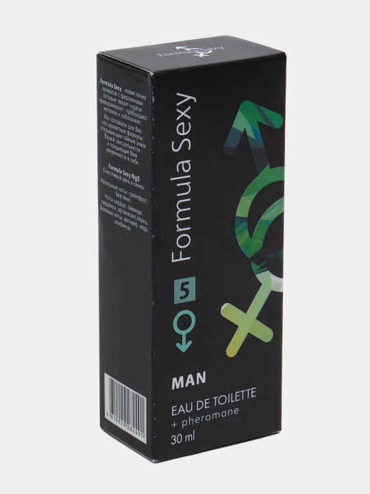 Ayollar va erkaklar uchun xushbo'ylangan suv "Formula Sexy", feromonli, 30 ml - 
