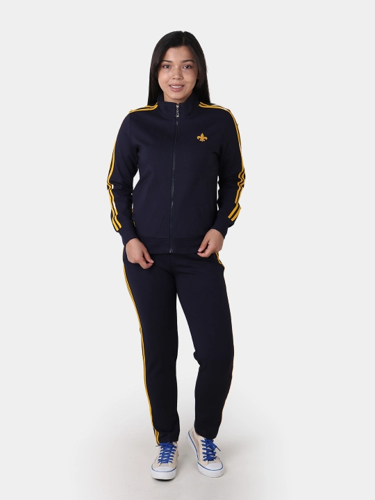 Ayollar uchun ikki qismdan iborat sport to'plami va shimlar