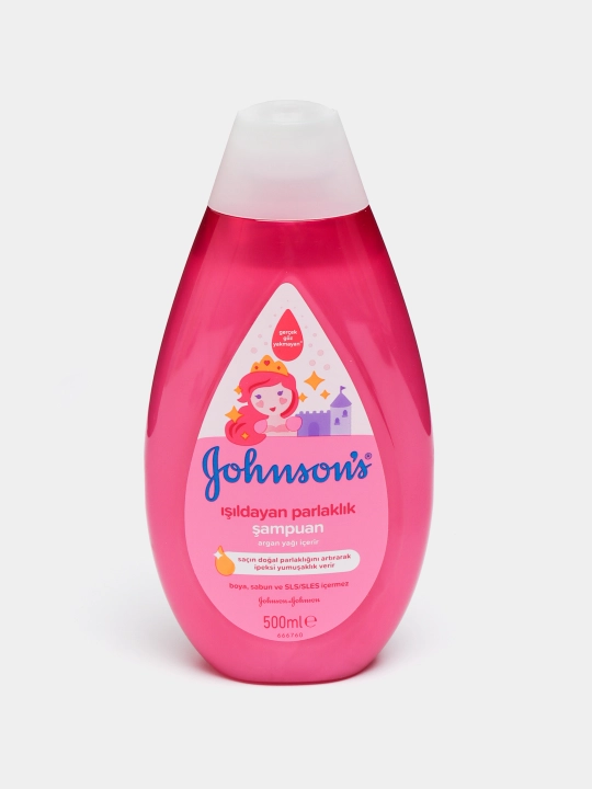 Шампунь для волос Johnson's Baby, блестящие локоны, 500 мл