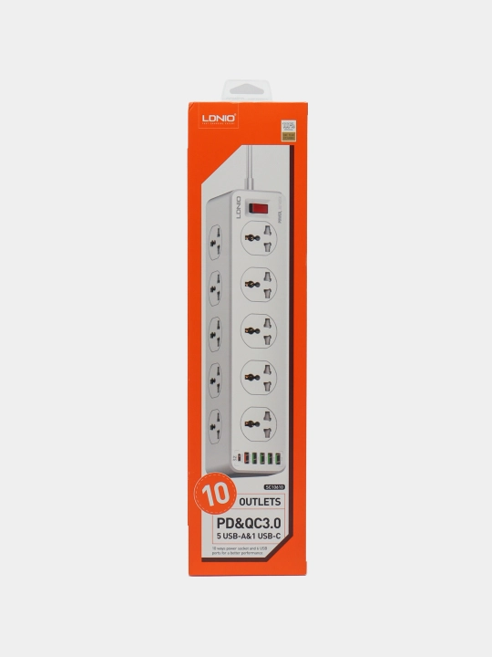 LDnio sc10610 сетевой фильтр на 10 розеток