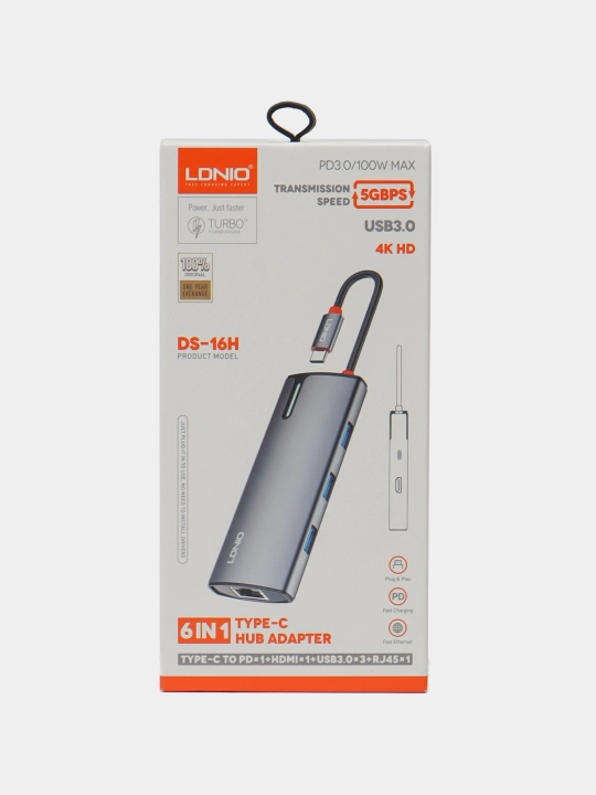 USB hab LDNIO DS-16h