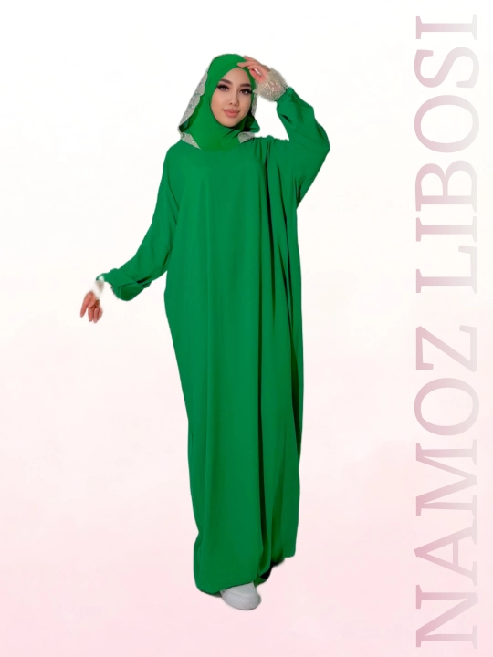 Ayollar uchun islomiy kiyim, abaya (namoz uchun)