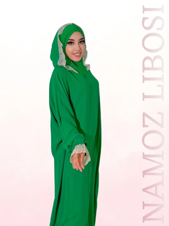 Ayollar uchun islomiy kiyim, abaya (namoz uchun)