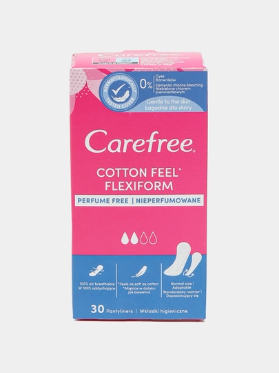 Прокладки Carefree FlexiForm, воздухопроницаемые, 30 шт